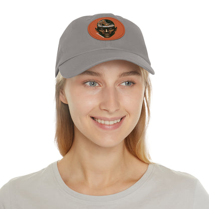 Sneakerhead Hat with Leather Patch (Round)