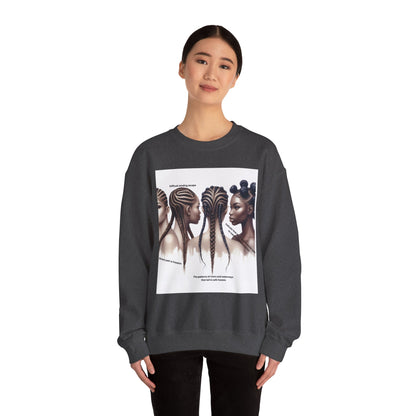 Braids 2 Freedom: Cultural Empowerment Sweatshirt