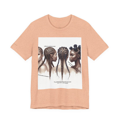 Braided Paths to Freedom Tee: Celebrating Hair Diversity