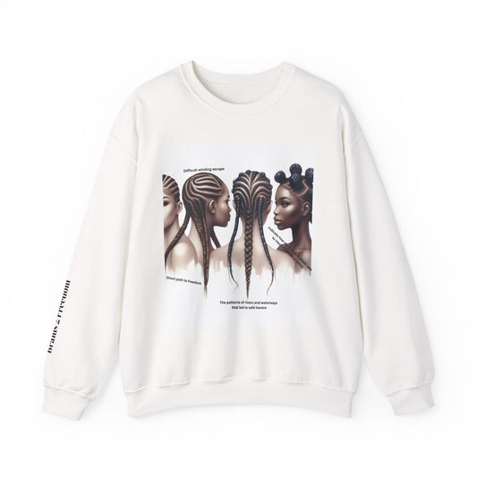 Braids 2 Freedom: Cultural Empowerment Sweatshirt