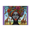 Matte Canvas, African Queen