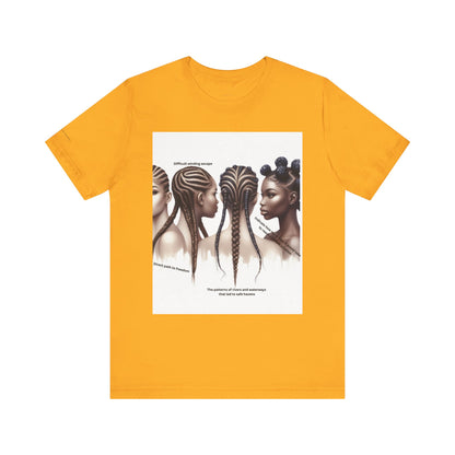 Braided Paths to Freedom Tee: Celebrating Hair Diversity