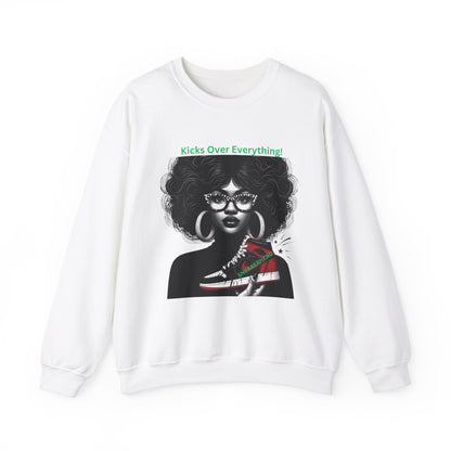 Sneakerhead Heavy Blend Crewneck Sweatshirt: Kicks Over Everything