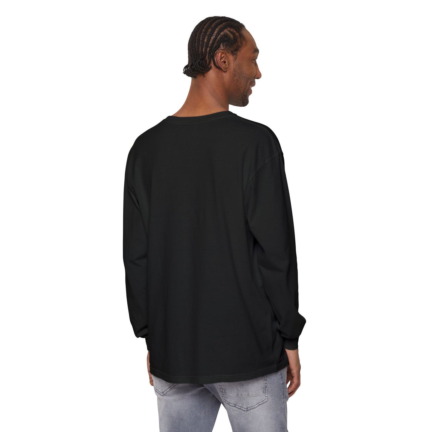 The Black Cowboys Stylish Long Sleeve Tee with Bold Graphic Art