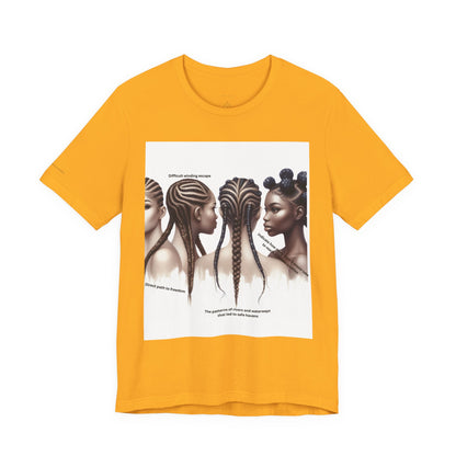 Braided Paths to Freedom Tee: Celebrating Hair Diversity