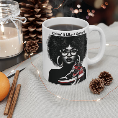 Sneakerhead Queen Mug 11oz: Kickin It Like a Queen