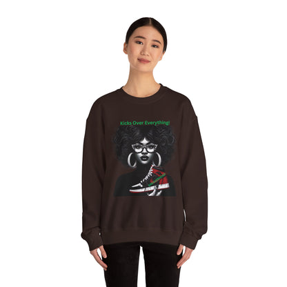 Sneakerhead Heavy Blend Crewneck Sweatshirt: Kicks Over Everything