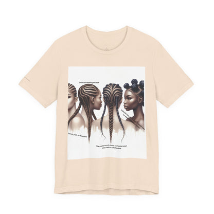 Braided Paths to Freedom Tee: Celebrating Hair Diversity