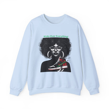 Sneakerhead Heavy Blend Crewneck Sweatshirt: Kicks Over Everything