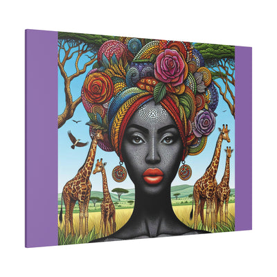 Matte Canvas, African Queen