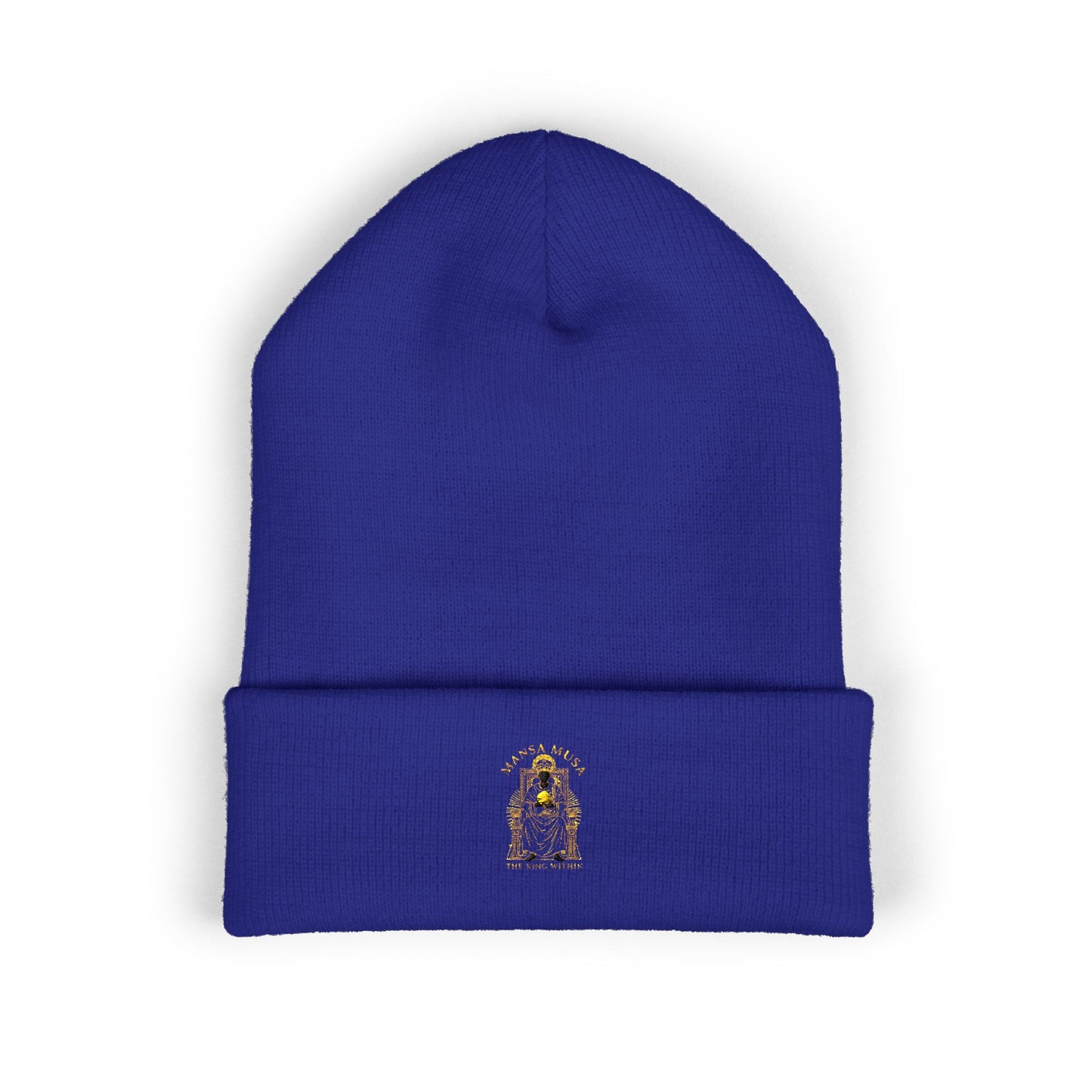 Mansa Musa “The King Within” Embroidered Classic Cuffed Beanie