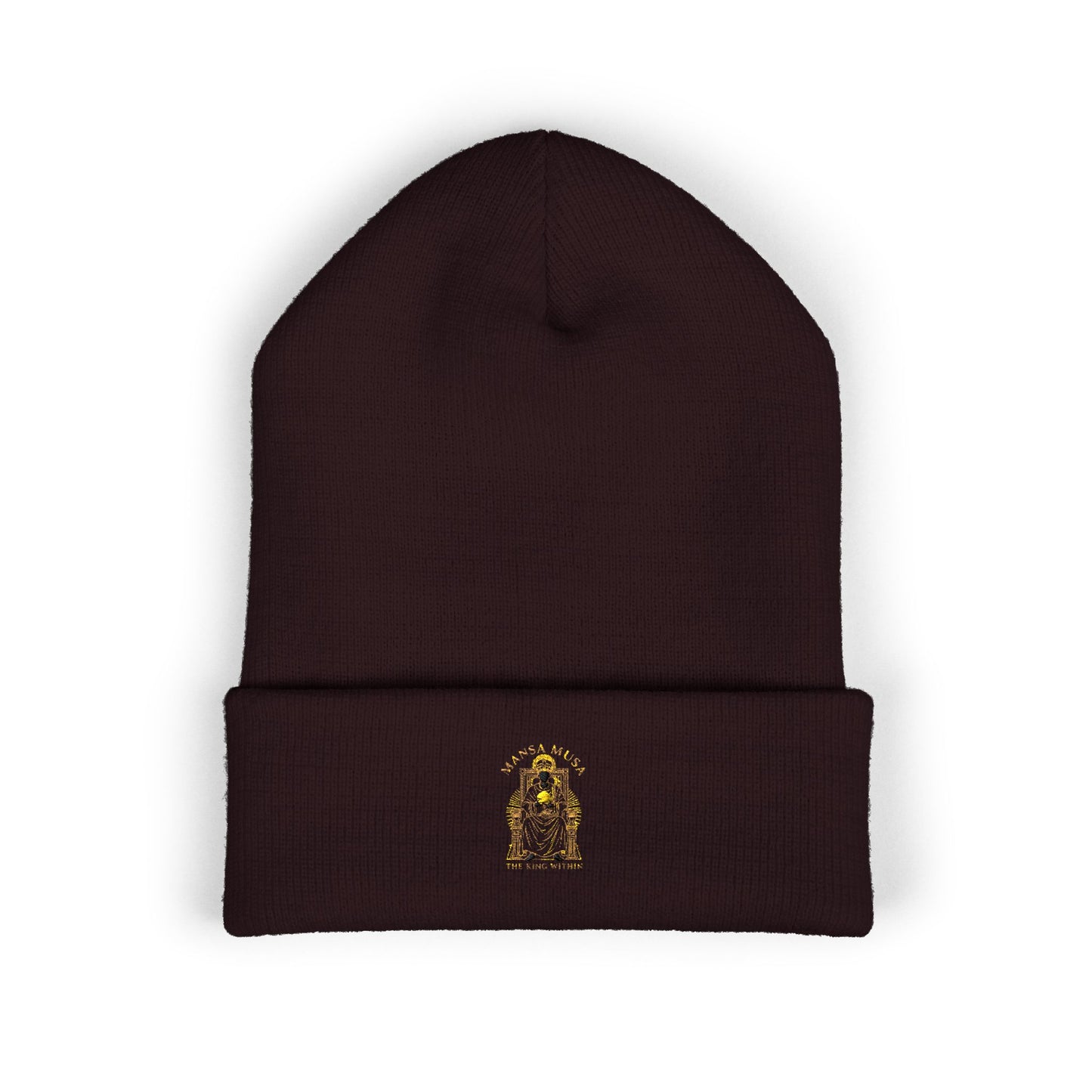 Mansa Musa “The King Within” Embroidered Classic Cuffed Beanie