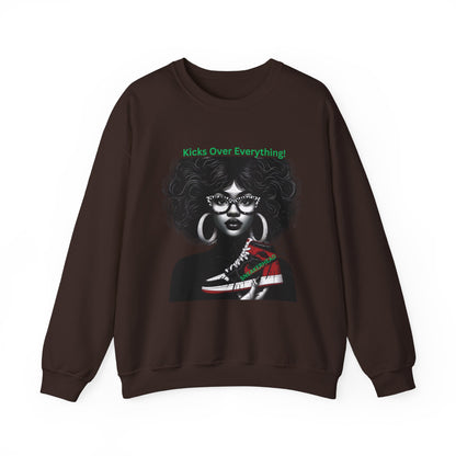 Sneakerhead Heavy Blend Crewneck Sweatshirt: Kicks Over Everything