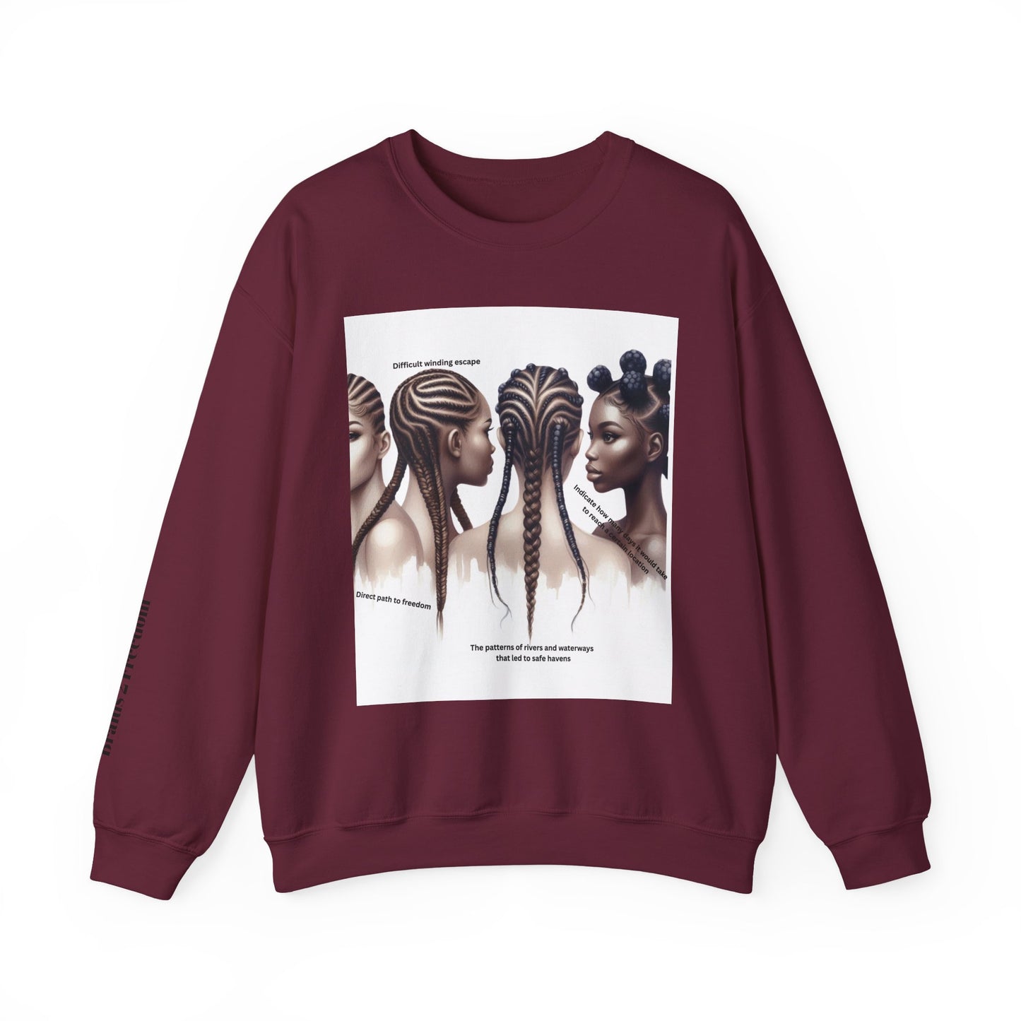 Braids 2 Freedom: Cultural Empowerment Sweatshirt