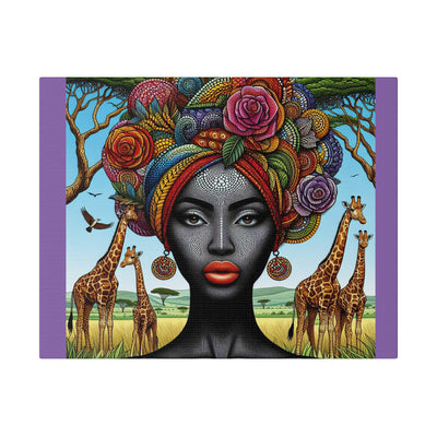 Matte Canvas, African Queen