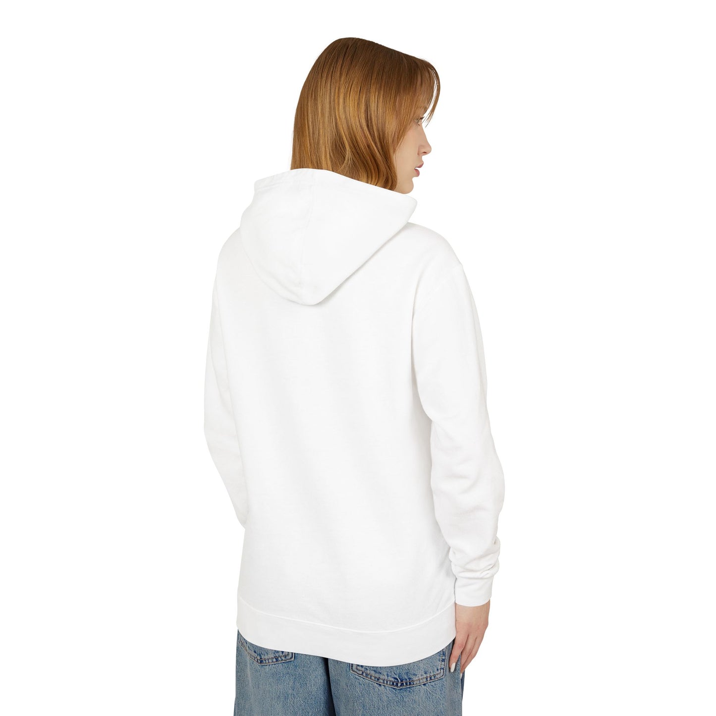 Jewelry-Adorned Face Hoodie — Elegant Portrait Pullover