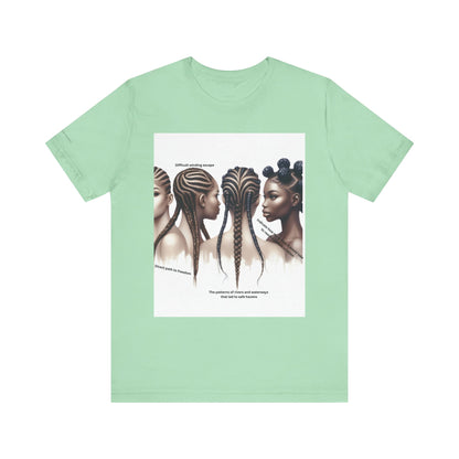 Braided Paths to Freedom Tee: Celebrating Hair Diversity