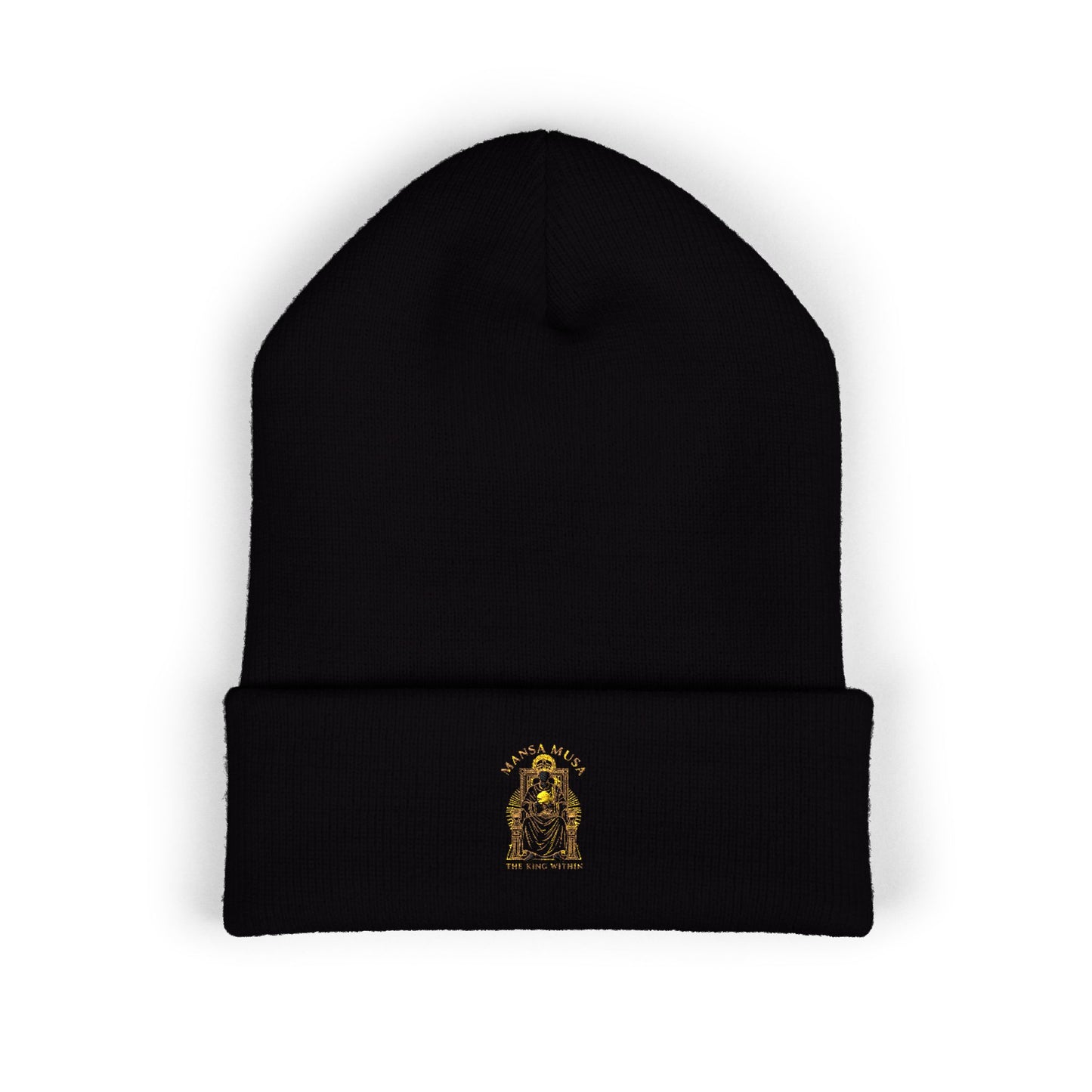 Mansa Musa “The King Within” Embroidered Classic Cuffed Beanie