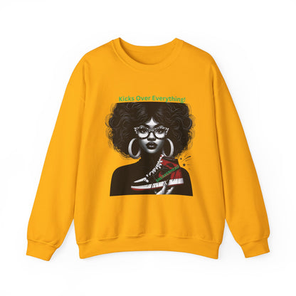 Sneakerhead Heavy Blend Crewneck Sweatshirt: Kicks Over Everything