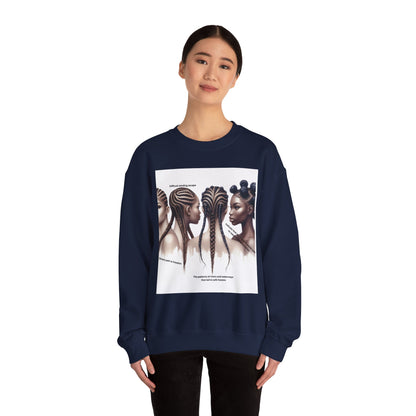 Braids 2 Freedom: Cultural Empowerment Sweatshirt