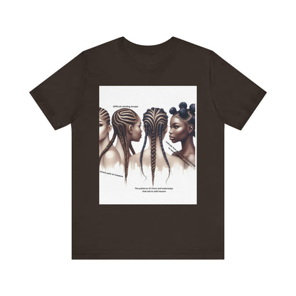 Braided Paths to Freedom Tee: Celebrating Hair Diversity