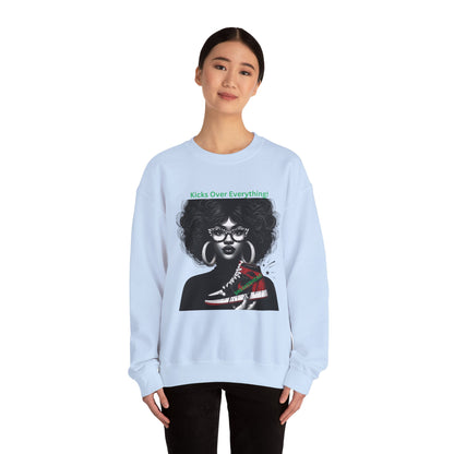 Sneakerhead Heavy Blend Crewneck Sweatshirt: Kicks Over Everything