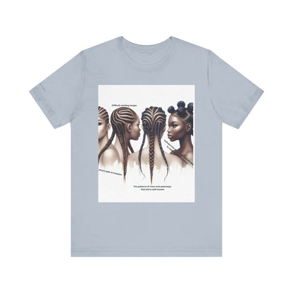 Braided Paths to Freedom Tee: Celebrating Hair Diversity