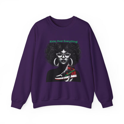 Sneakerhead Heavy Blend Crewneck Sweatshirt: Kicks Over Everything