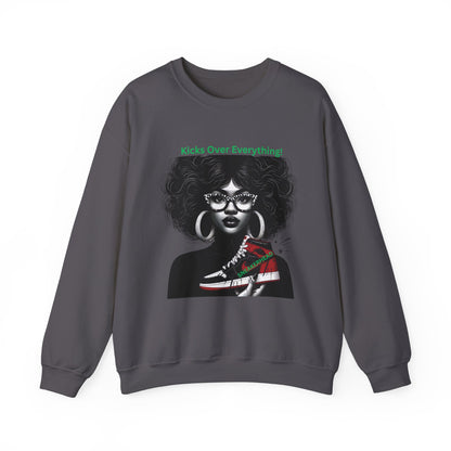 Sneakerhead Heavy Blend Crewneck Sweatshirt: Kicks Over Everything