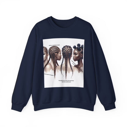 Braids 2 Freedom: Cultural Empowerment Sweatshirt