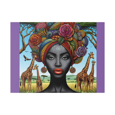 Matte Canvas, African Queen