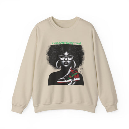 Sneakerhead Heavy Blend Crewneck Sweatshirt: Kicks Over Everything