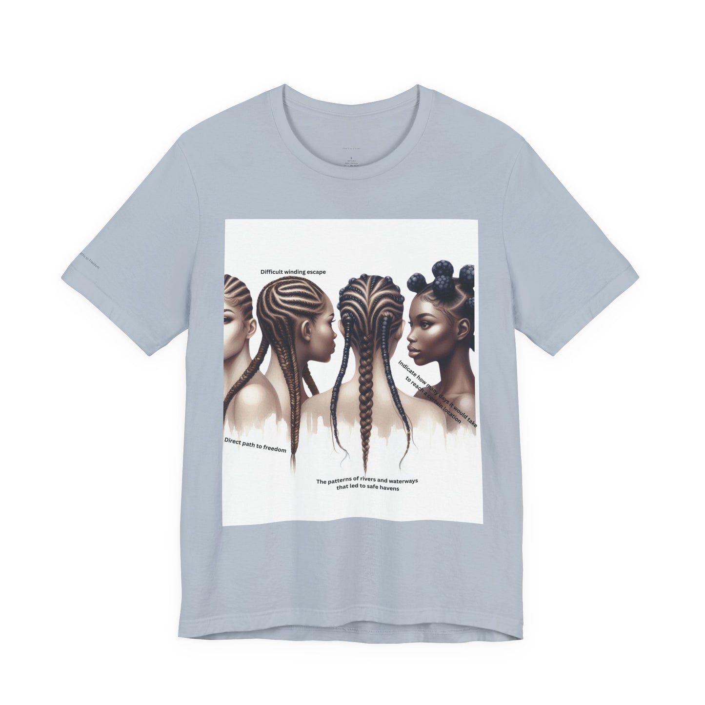 Braided Paths to Freedom Tee: Celebrating Hair Diversity