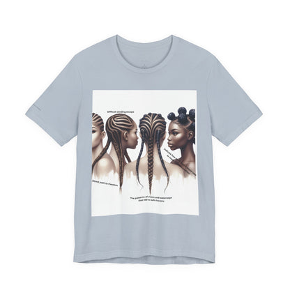 Braided Paths to Freedom Tee: Celebrating Hair Diversity