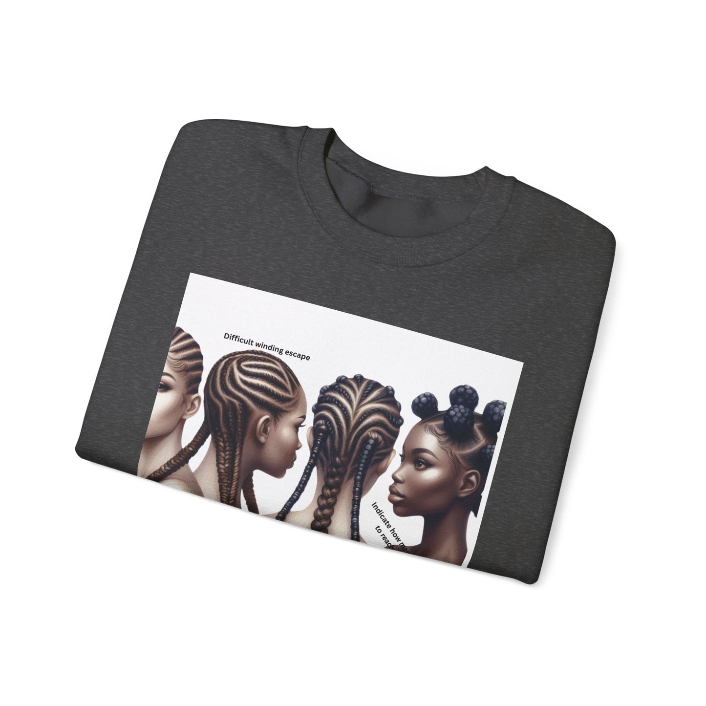 Braids 2 Freedom: Cultural Empowerment Sweatshirt