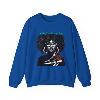 Sneakerhead Heavy Blend Crewneck Sweatshirt: Kicks Over Everything