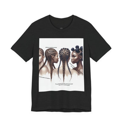 Braided Paths to Freedom Tee: Celebrating Hair Diversity