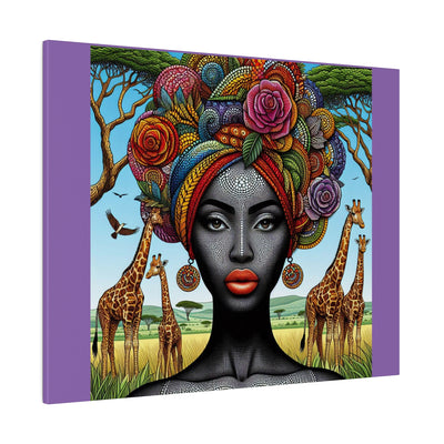 Matte Canvas, African Queen