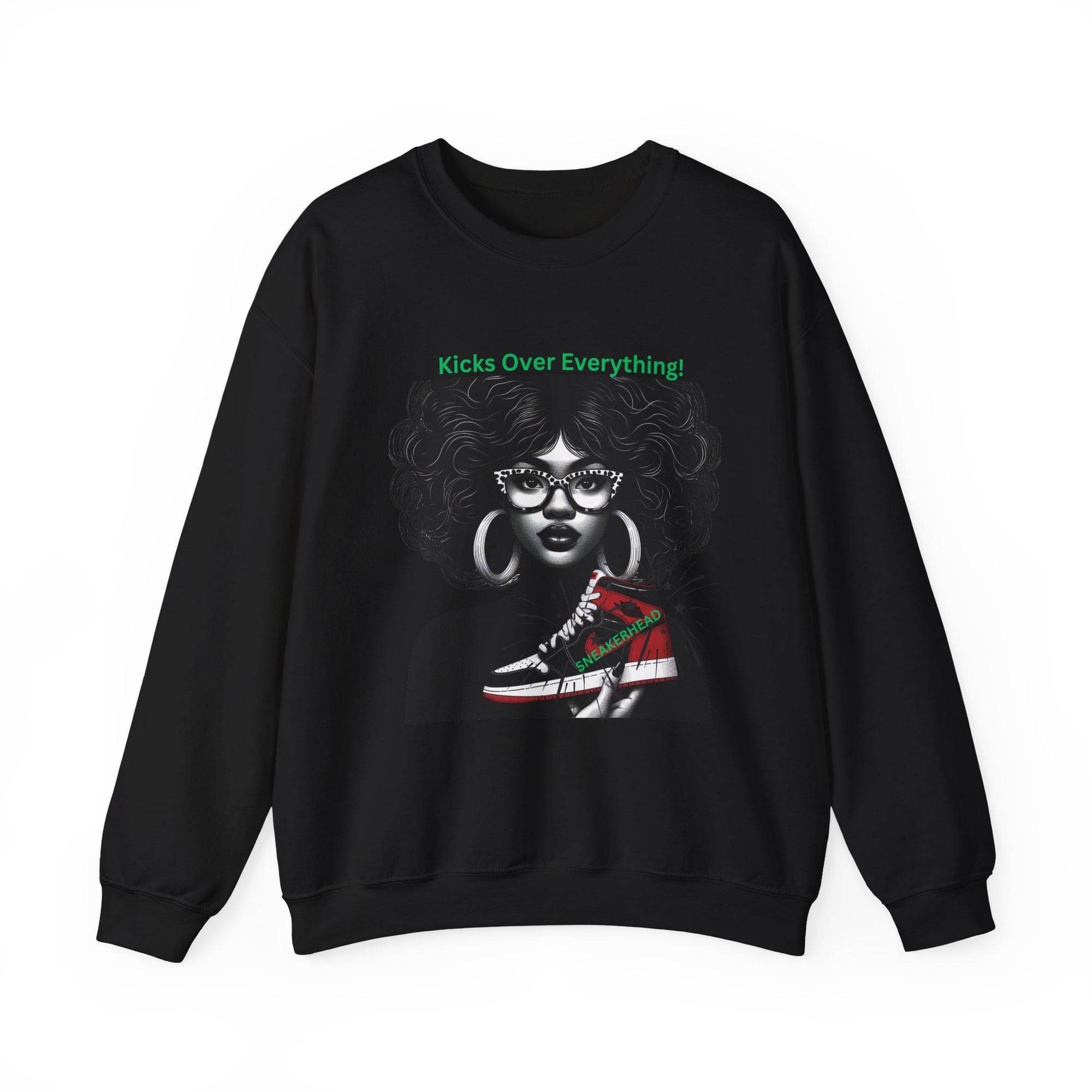 Sneakerhead Heavy Blend Crewneck Sweatshirt: Kicks Over Everything