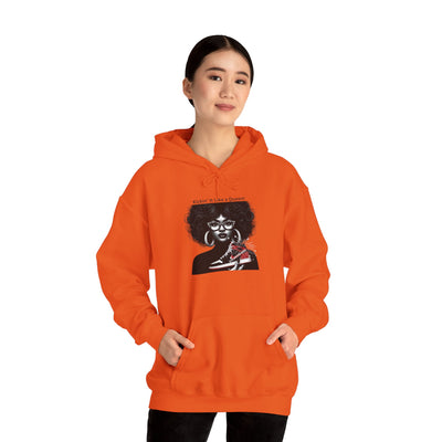 Sneakerhead Unisex Heavy Blend™ Hooded Sweatshirt: Kickin It Like a Queen