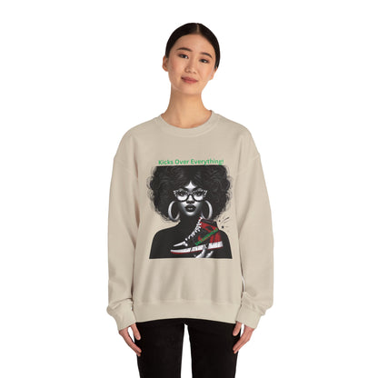 Sneakerhead Heavy Blend Crewneck Sweatshirt: Kicks Over Everything
