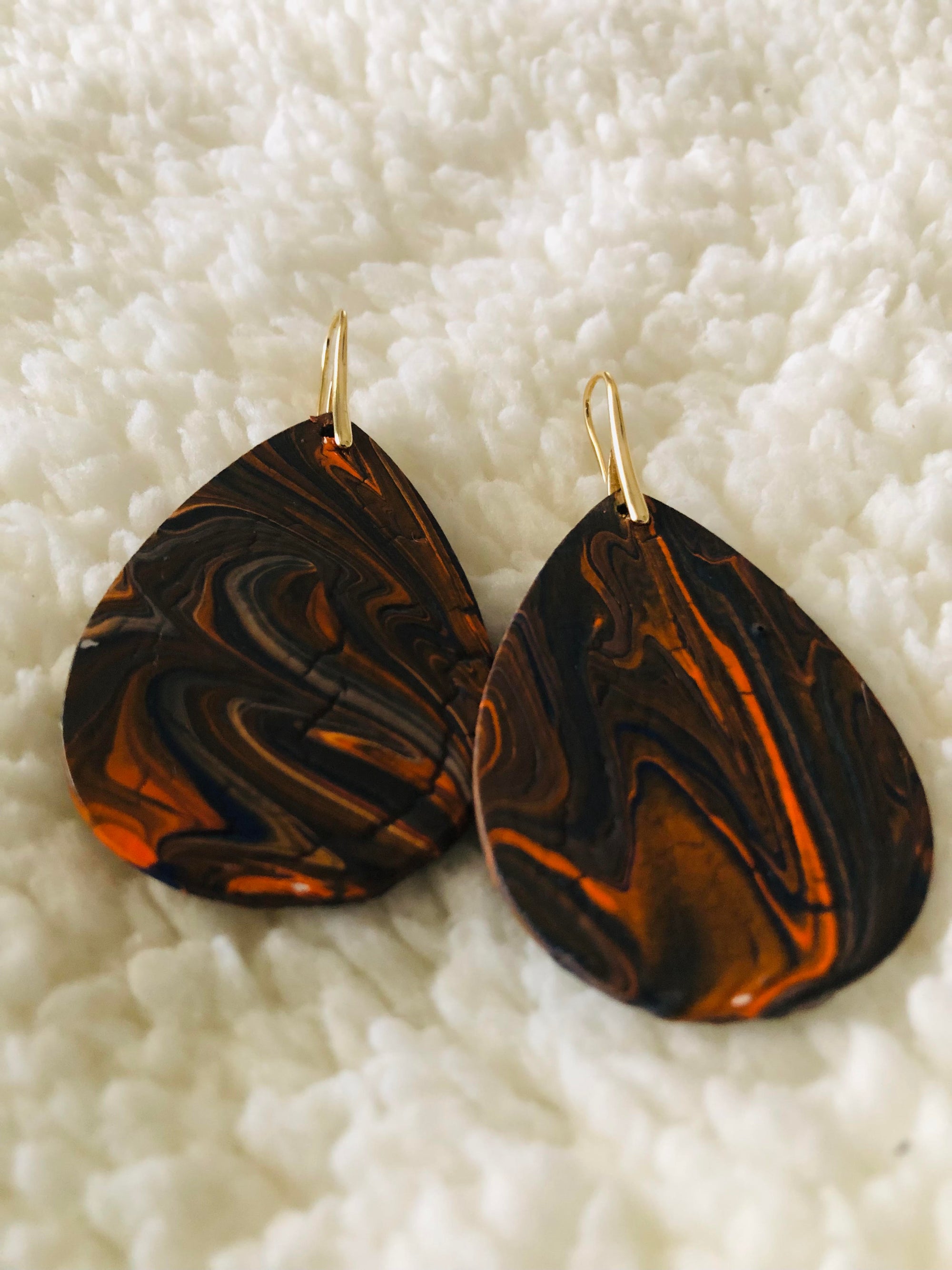 Vibrant Wooden Earrings