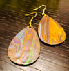 Vibrant Wooden Earrings