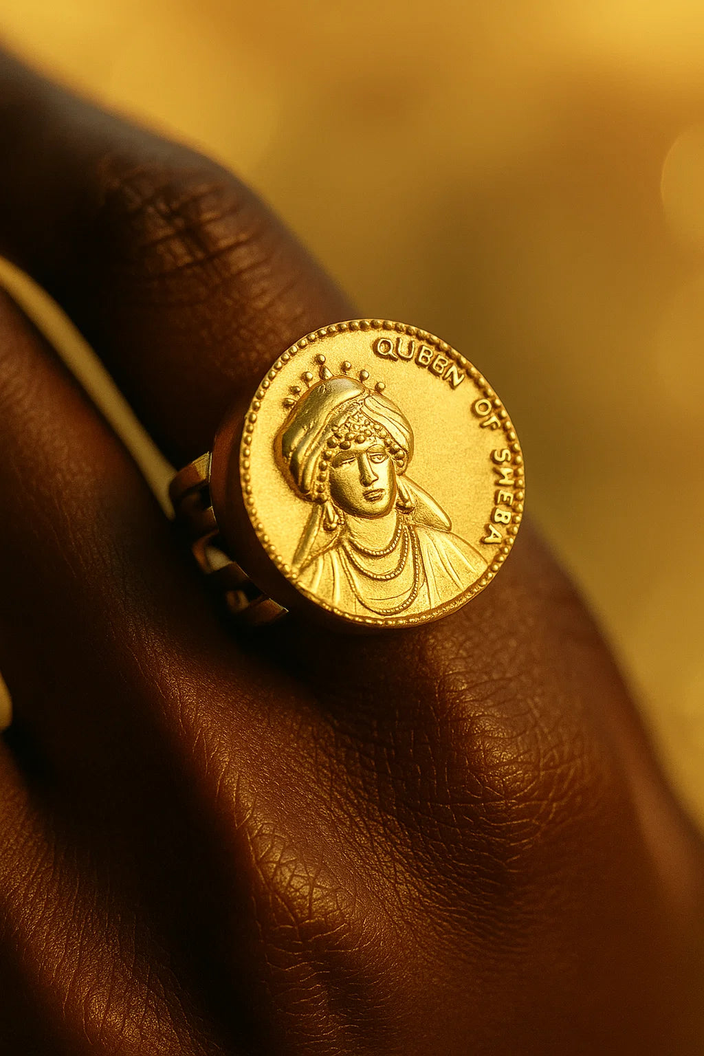 Queen of Sheba Coin Ring