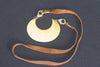 Brass Crescent Moon Necklace - LenaGrace Designs