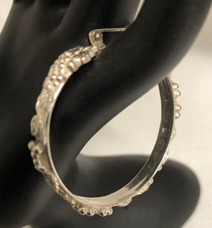 Sterling Silver Grapevine Hoops - LenaGrace Designs